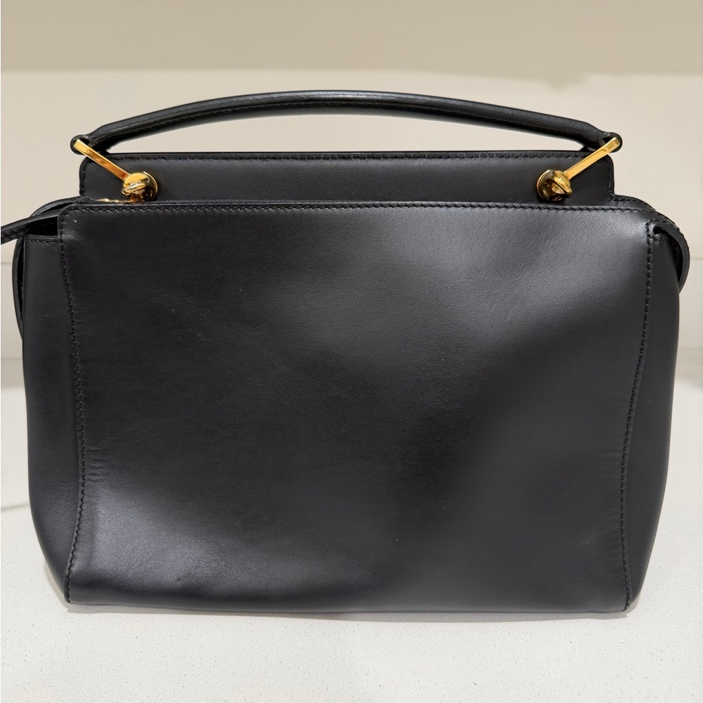Fendi Studded Dotcom Two Way Leather Bag - Picture 2 of 4